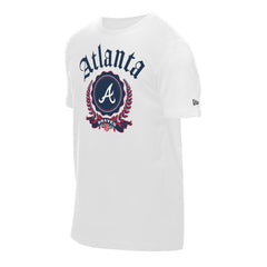 Atlanta Braves Fleur Domestic T-Shirt - White | New Era