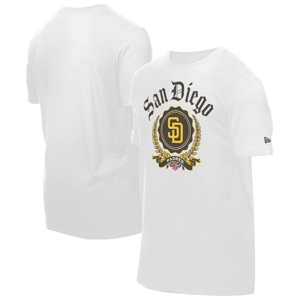 San Diego Padres Fleur Domestic T-Shirt - White | New Era