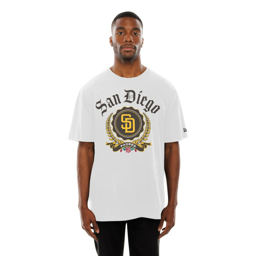 San Diego Padres Fleur Domestic T-Shirt - White | New Era