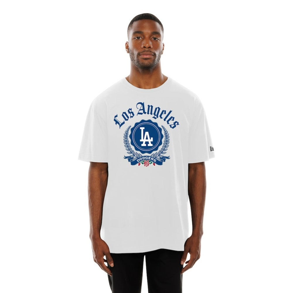 Los Angeles Dodgers Fleur Domestic T-Shirt - White | New Era