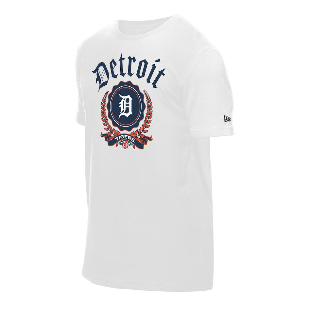 Detroit Tigers Fleur Domestic T-Shirt - White | New Era