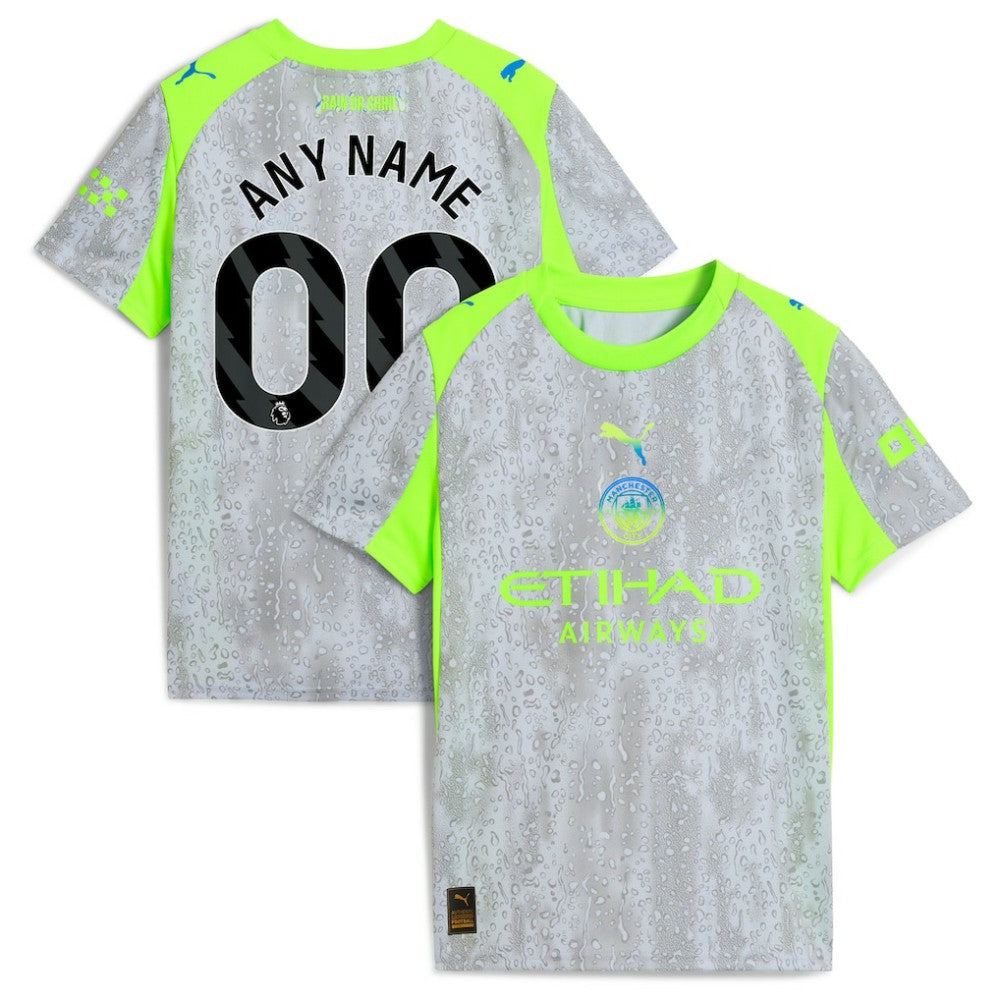 Manchester City Youth 2025/26 Third Replica Custom Jersey - Green/Neon Green | Puma online