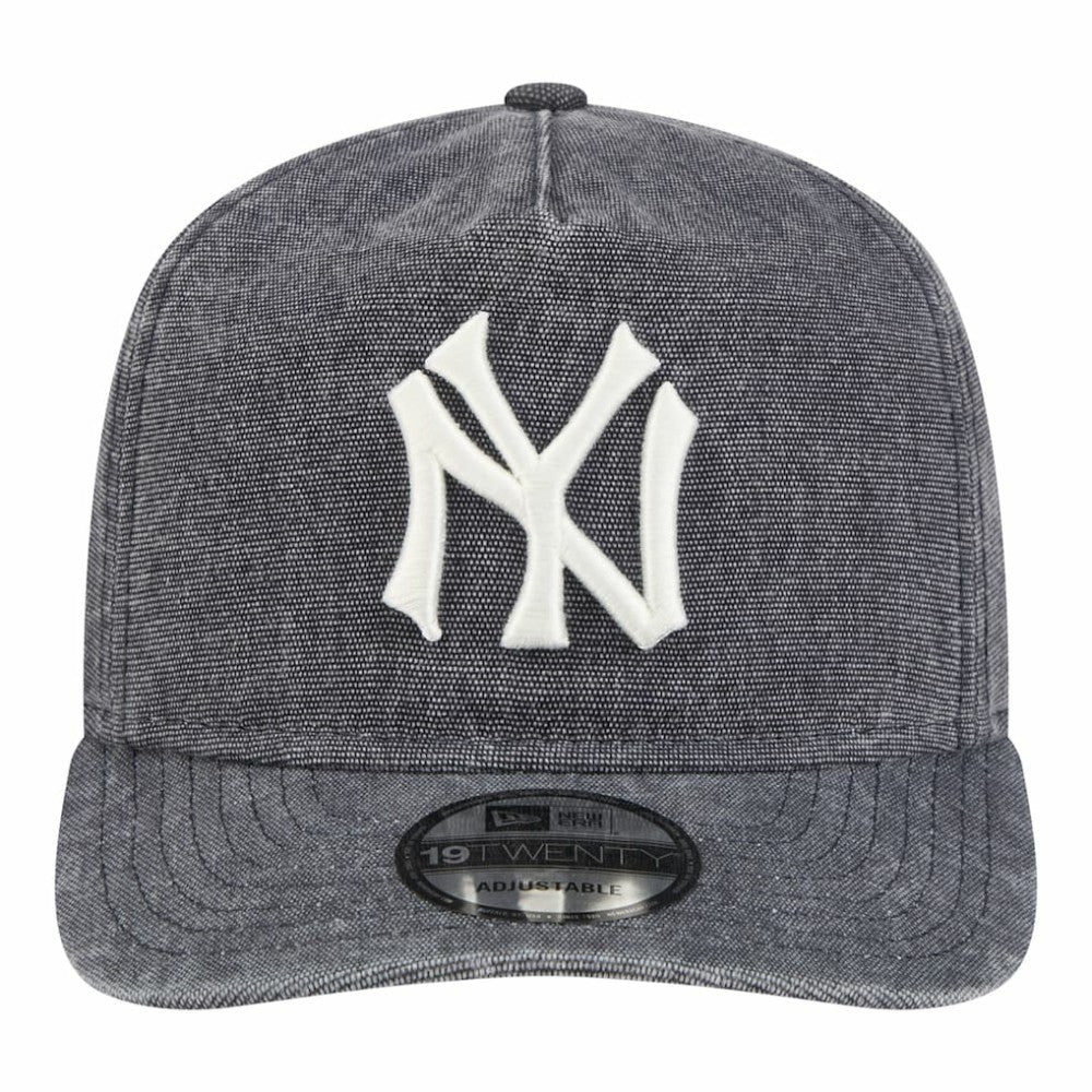 New York Yankees Throwback Denim Classic 19TWENTY Adjustable Hat - Navy Heather | New Era