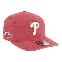 Philadelphia Phillies  Denim Classic 19TWENTY Adjustable Hat - Red | New Era
