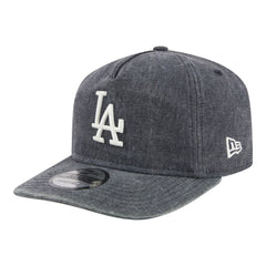 Los Angeles Dodgers Throwback Denim Classic 19TWENTY Adjustable Hat - Navy Heather | New Era