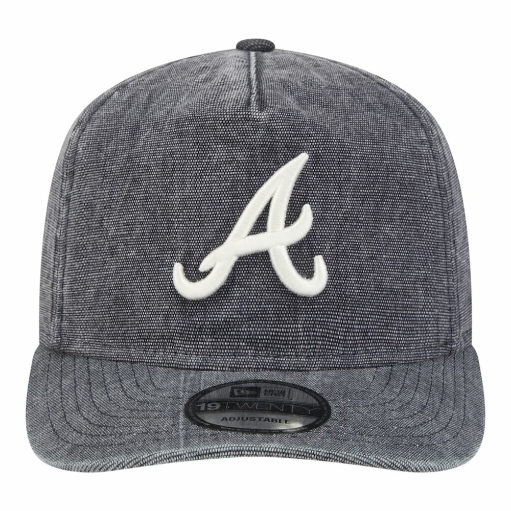 Atlanta Braves  Denim Classic 19TWENTY Adjustable Hat - Navy Heather | New Era