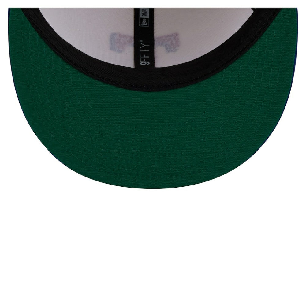 Texas Rangers Localized 9FIFTY Snapback Hat - Cream/Royal | New Era