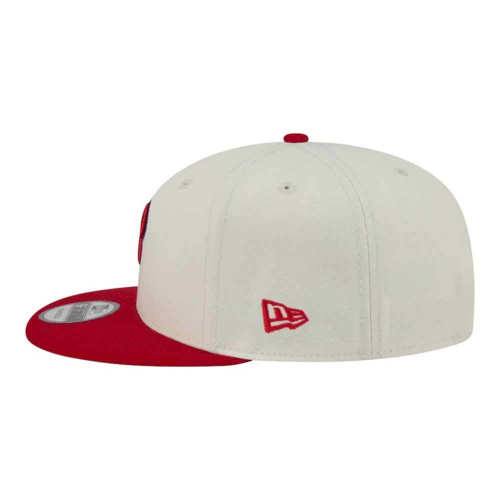 Philadelphia Phillies Localized 9FIFTY Snapback Hat - Cream/Red | New Era