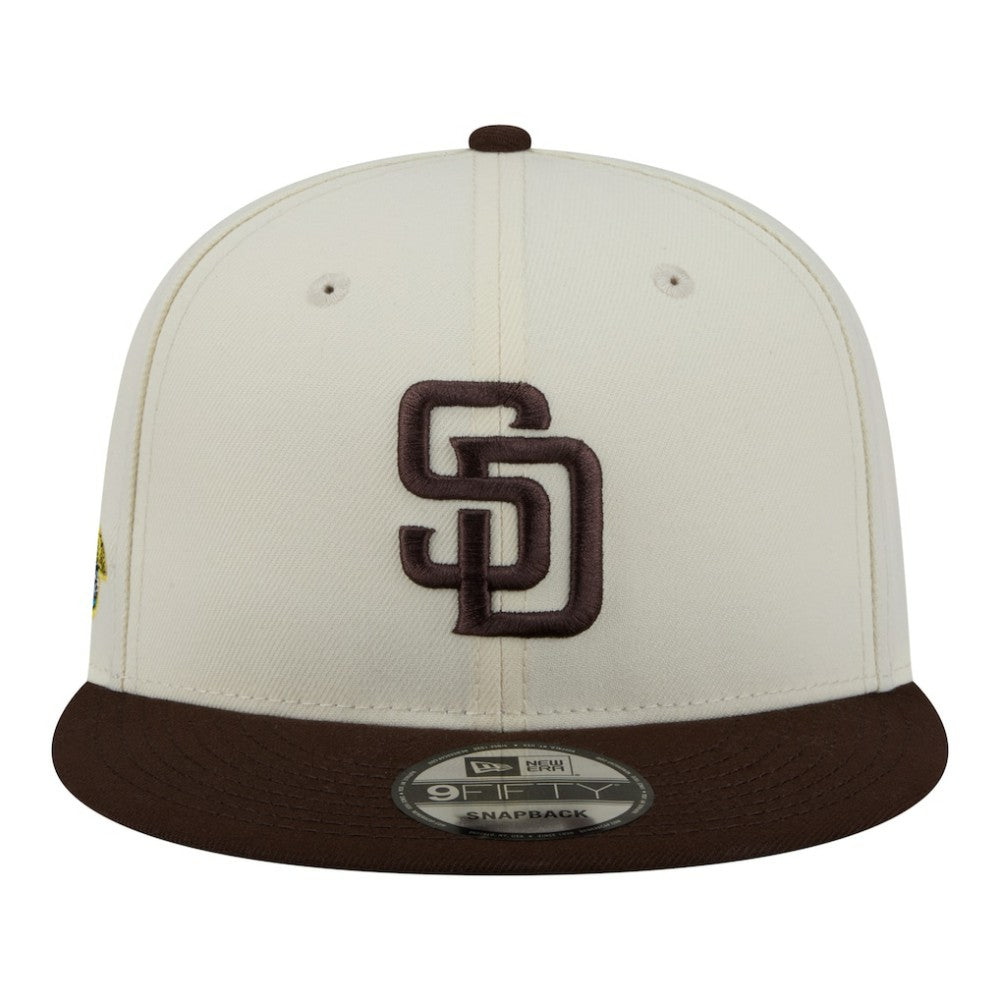 San Diego Padres Localized 9FIFTY Snapback Hat - Cream/Brown | New Era