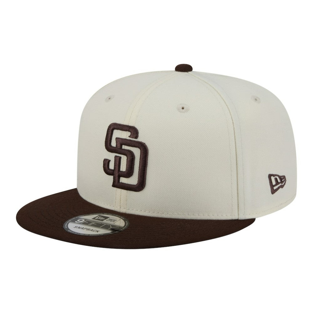 San Diego Padres Localized 9FIFTY Snapback Hat - Cream/Brown | New Era