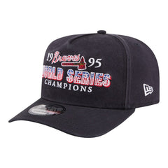 Atlanta Braves 1995 World Series Champions Historic 9FIFTY A-Frame Snapback Hat - Navy | New Era