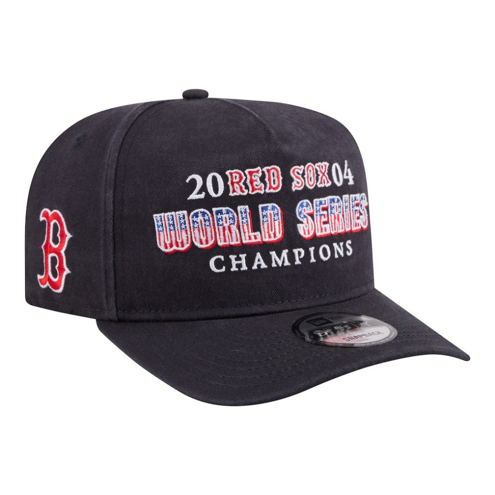 Boston Red Sox 2004 World Series Champions Historic 9FIFTY A-Frame Snapback Hat - Navy | New Era
