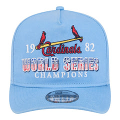 St. Louis Cardinals 1982 World Series Champions Historic 9FIFTY A-Frame Snapback Hat - Light Blue | New Era