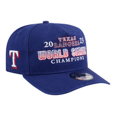 Texas Rangers 2023 World Series Champions Historic 9FIFTY A-Frame Snapback Hat - Royal | New Era
