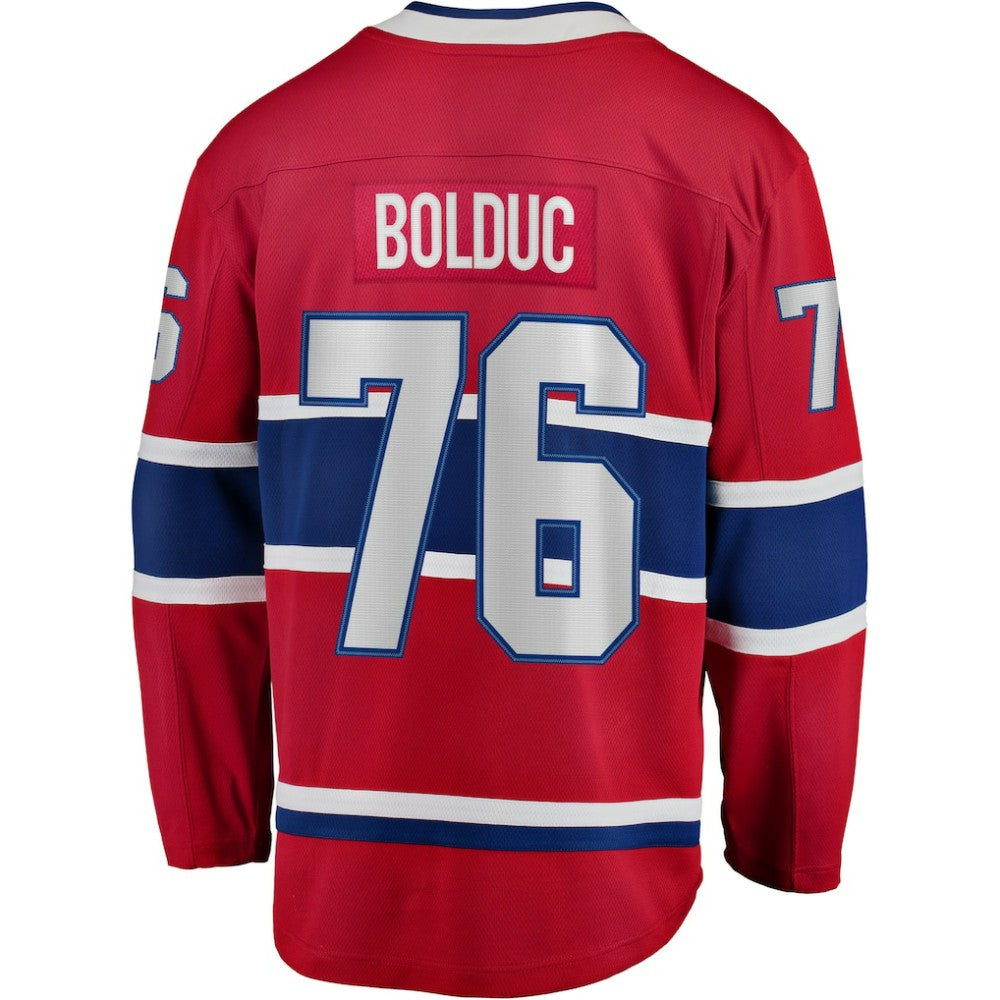 Zack Bolduc Montreal Canadiens Fanatics Home Breakaway Jersey Red