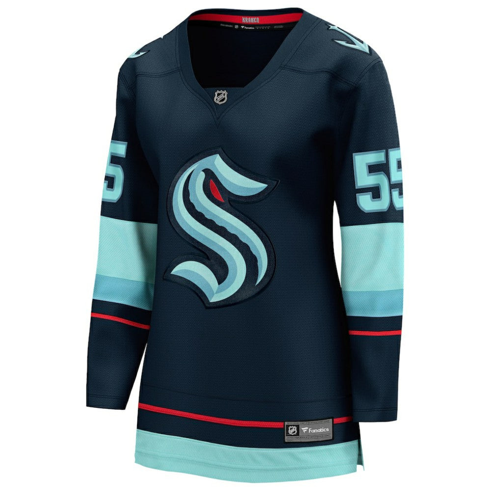 Ryan Lindgren Seattle Kraken Fanatics Women's Home Breakaway Jersey Deep Sea Blue