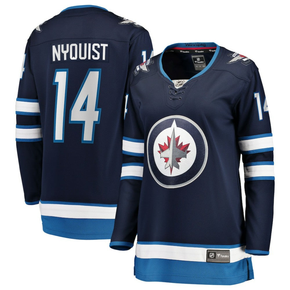 Gustav Nyquist Winnipeg Jets Fanatics Women's Home Breakaway Jersey Navy