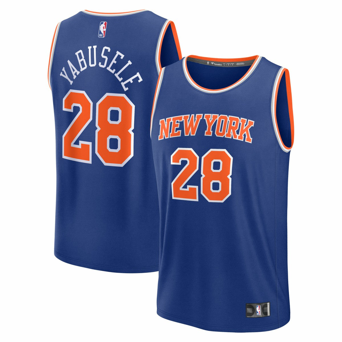 Guerschon Yabusele New York Knicks Fast Break Replica Player Jersey - Icon Edition - Blue | Fanatics outlet
