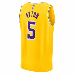 Deandre Ayton Los Angeles Lakers Fast Break Replica Player Jersey - Icon Edition - Gold | Fanatics for sale