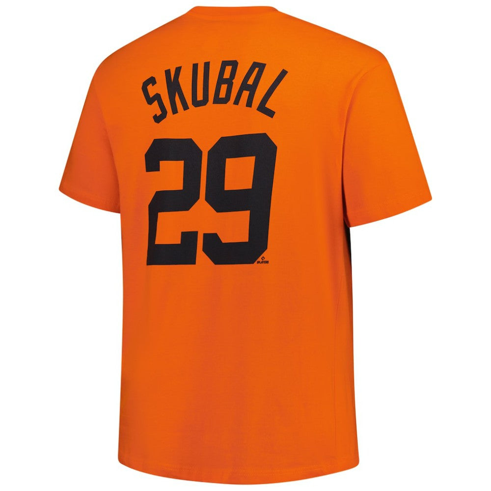 Tarik Skubal Detroit Tigers Big & Tall Name & Number T-Shirt - Orange