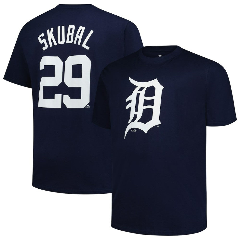 Tarik Skubal Detroit Tigers Big & Tall Name & Number T-Shirt - Navy