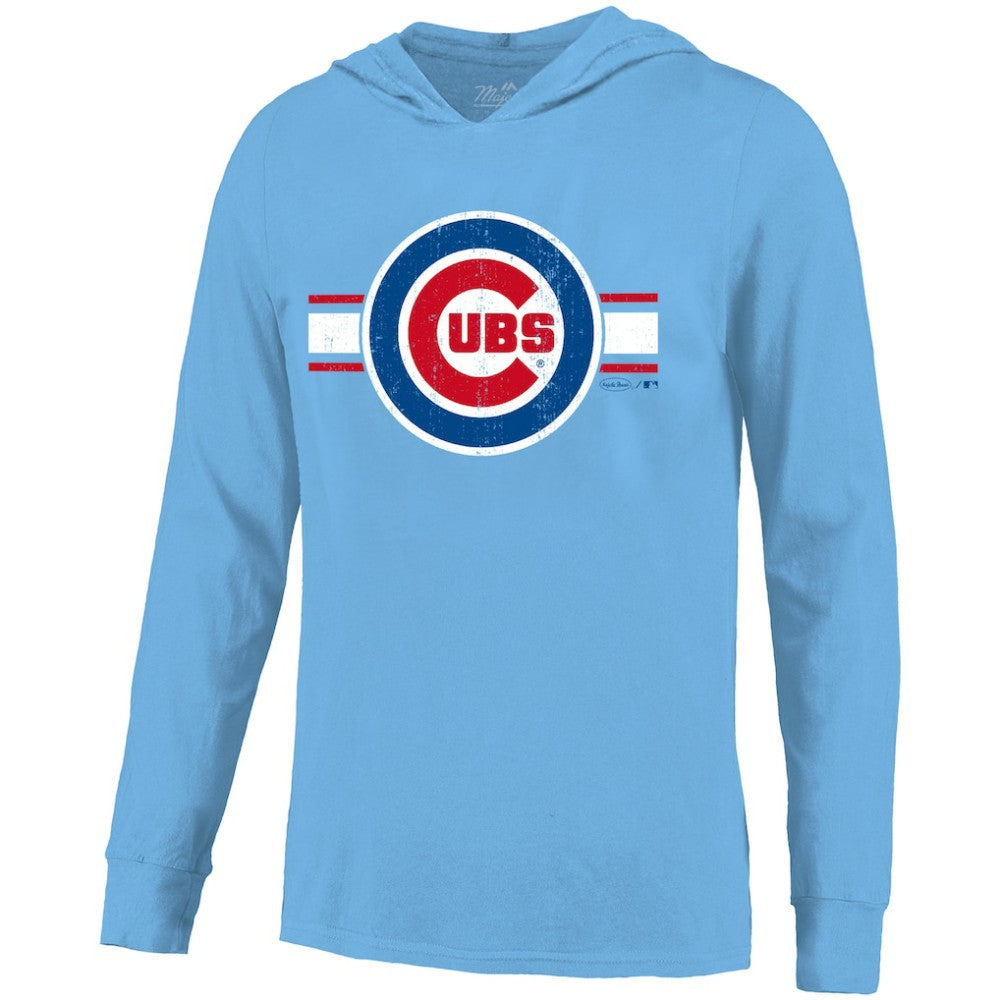 Pete Crow-Armstrong Chicago Cubs Majestic Threads Lightweight Name & Number Hoodie - Light Blue