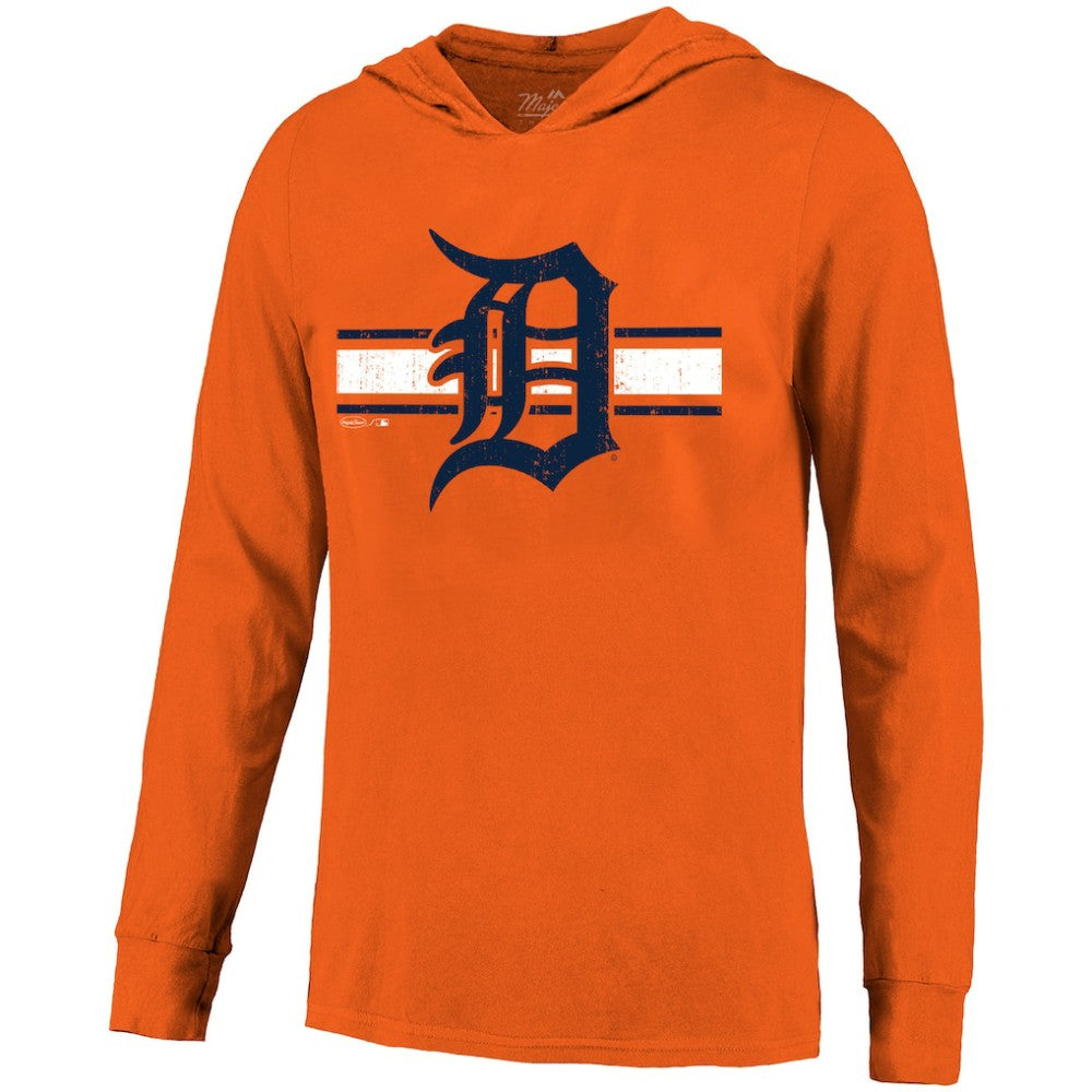 Tarik Skubal Detroit Tigers Majestic Threads Lightweight Name & Number Hoodie - Orange