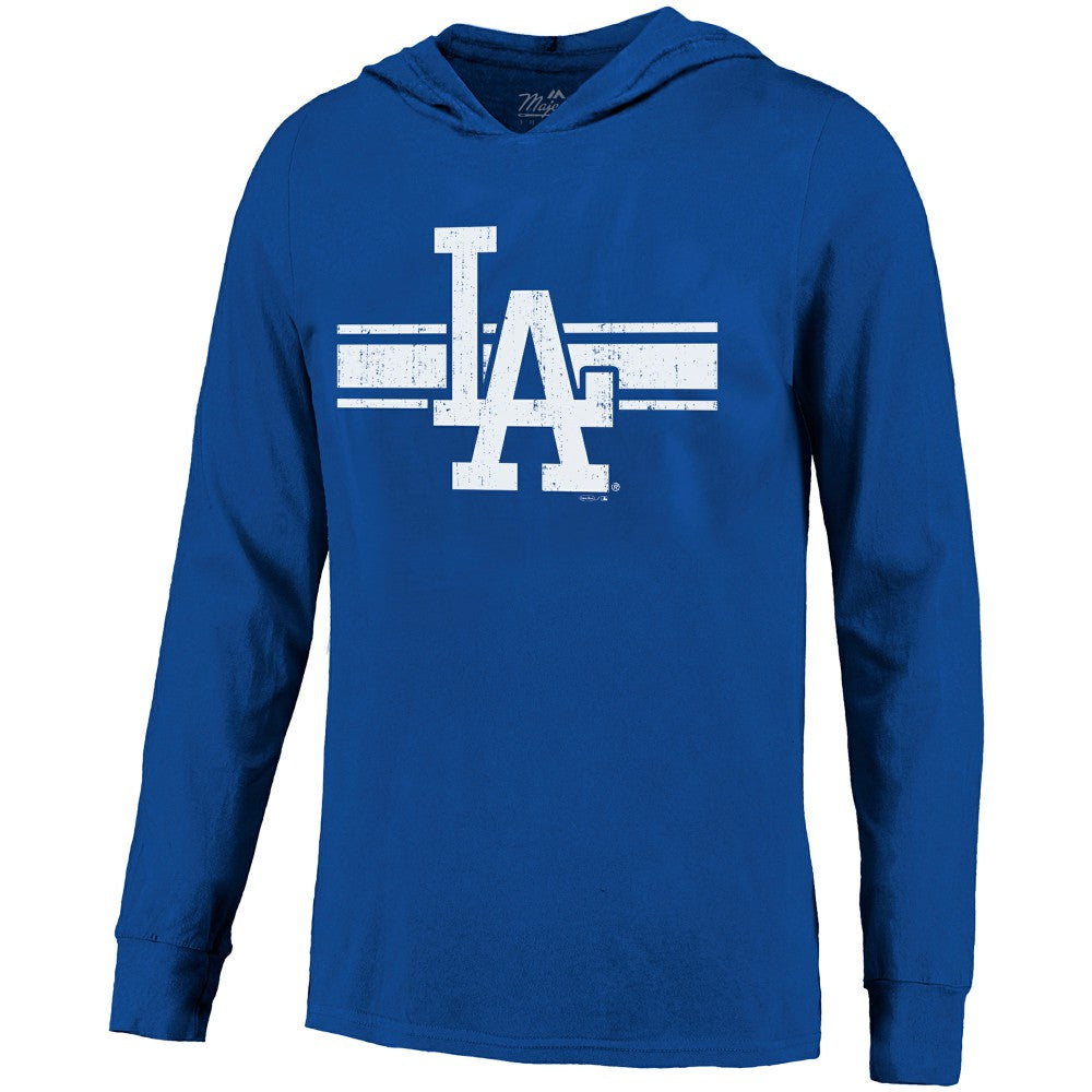 Shohei Ohtani Los Angeles Dodgers Majestic Threads Lightweight Name & Number Hoodie - Royal