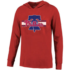Bryce Harper Philadelphia Phillies Majestic Threads Lightweight Name & Number Hoodie - Red