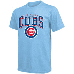 Pete Crow-Armstrong Chicago Cubs Majestic Threads Triblend Name & Number T-Shirt - Light Blue