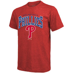 Bryce Harper Philadelphia Phillies Majestic Threads Triblend Name & Number T-Shirt - Red