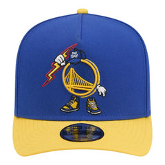 Golden State Warriors Injection Cartoon Logo A-Frame 9FIFTY Adjustable Hat sale - Royal | New Era cheap