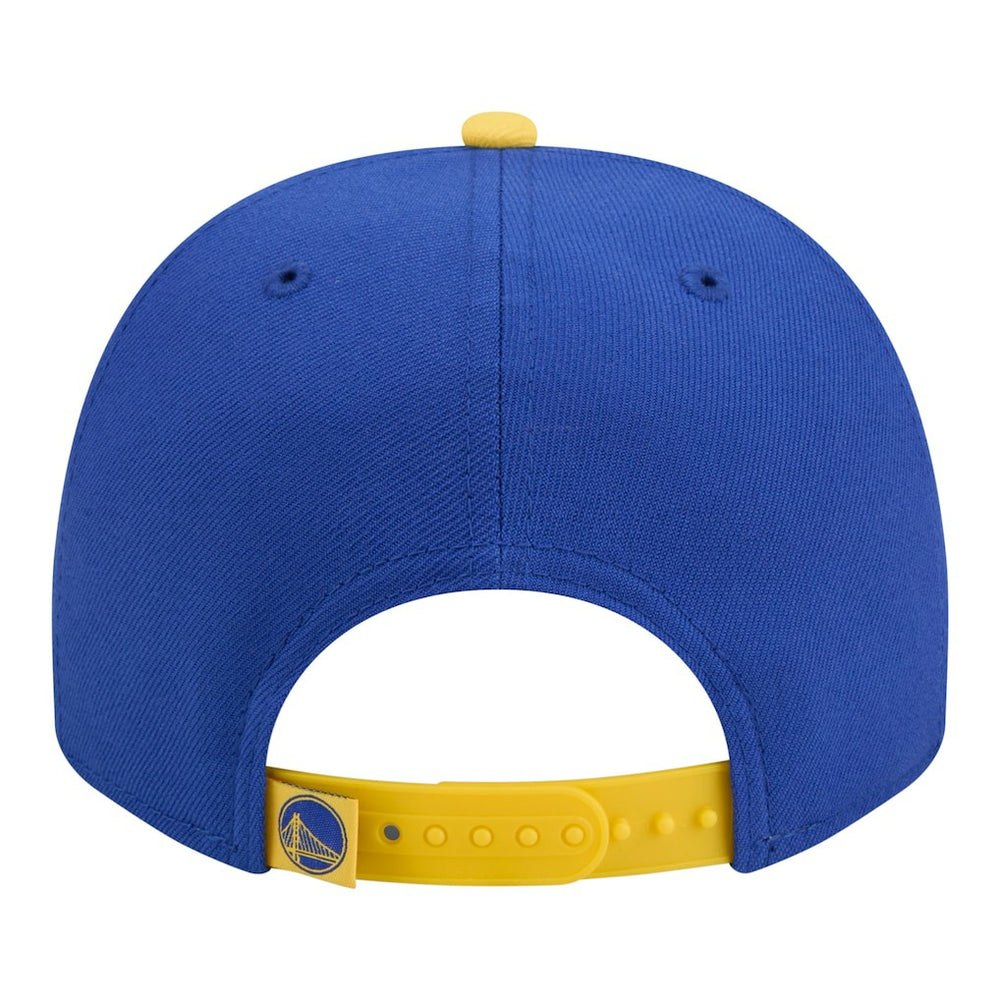 Golden State Warriors Injection Cartoon Logo A-Frame 9FIFTY Adjustable Hat sale - Royal | New Era cheap