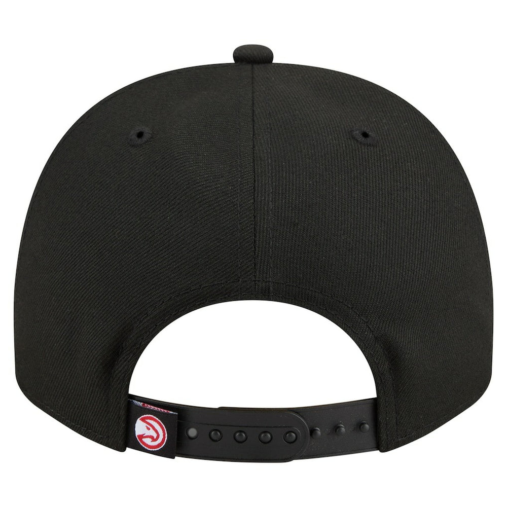 Atlanta Hawks Injection Cartoon Logo A-Frame 9FIFTY Adjustable Hat - Black | New Era sale
