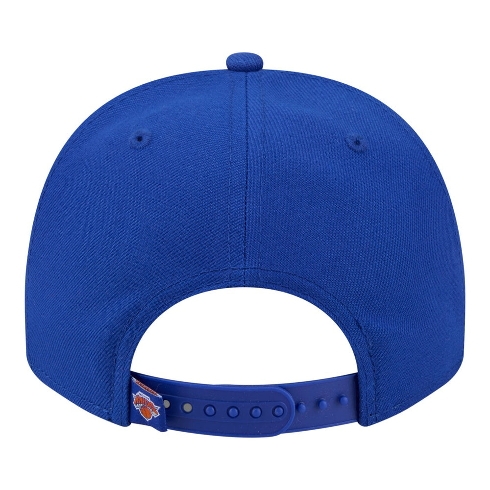 New York Knicks Injection Cartoon Logo A-Frame 9FIFTY Adjustable Hat - Blue | New Era online