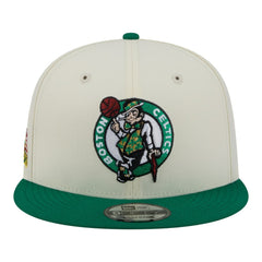 Boston Celtics Injection Localized 9FIFTY Snapback Hat - White | New Era sale