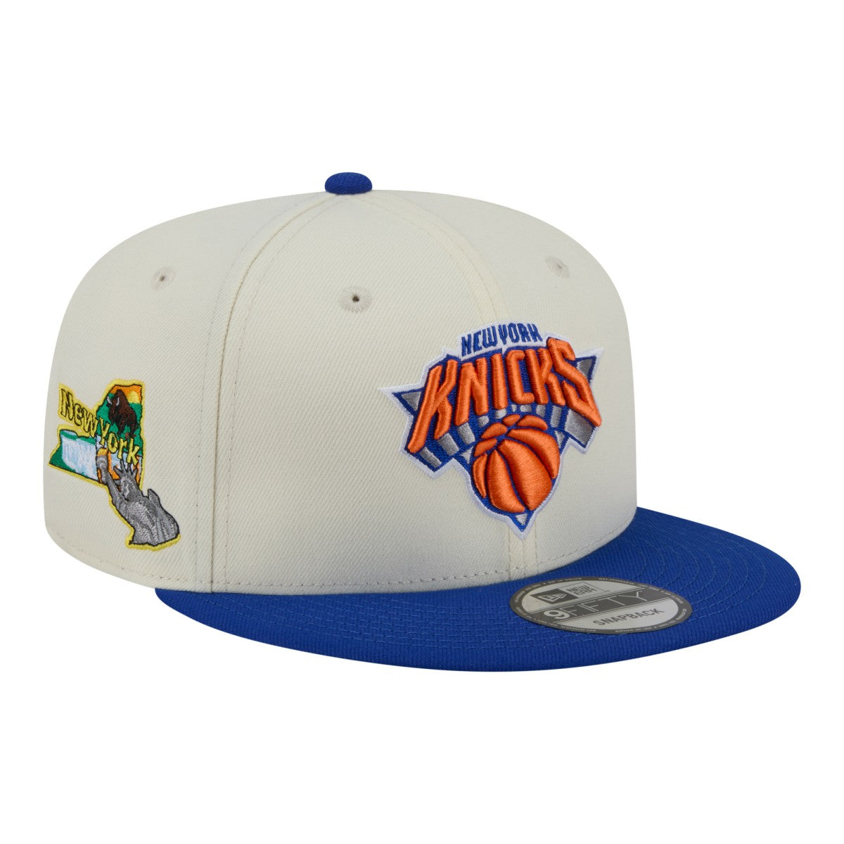 New York Knicks Injection Localized 9FIFTY Snapback Hat - White | New Era online