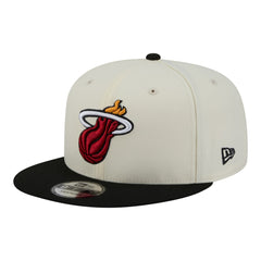 Miami Heat Injection Localized 9FIFTY Snapback Hat - White | New Era for sale