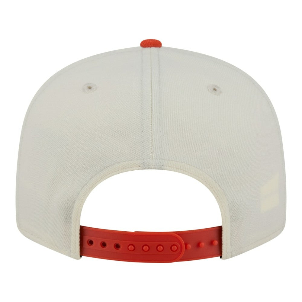 Anaheim Ducks New Era Injection Localized Two-Tone 9FIFTY Snapback Hat White/Orange