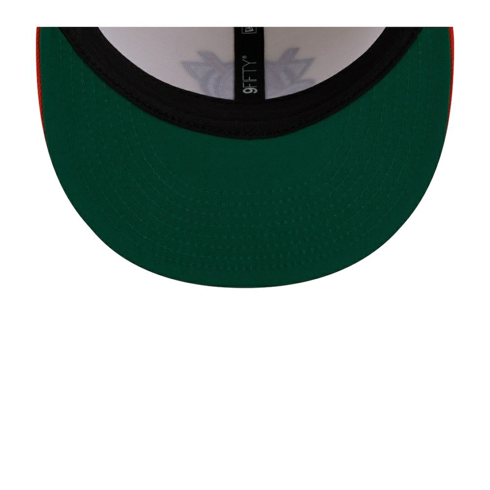Anaheim Ducks New Era Injection Localized Two-Tone 9FIFTY Snapback Hat White/Orange