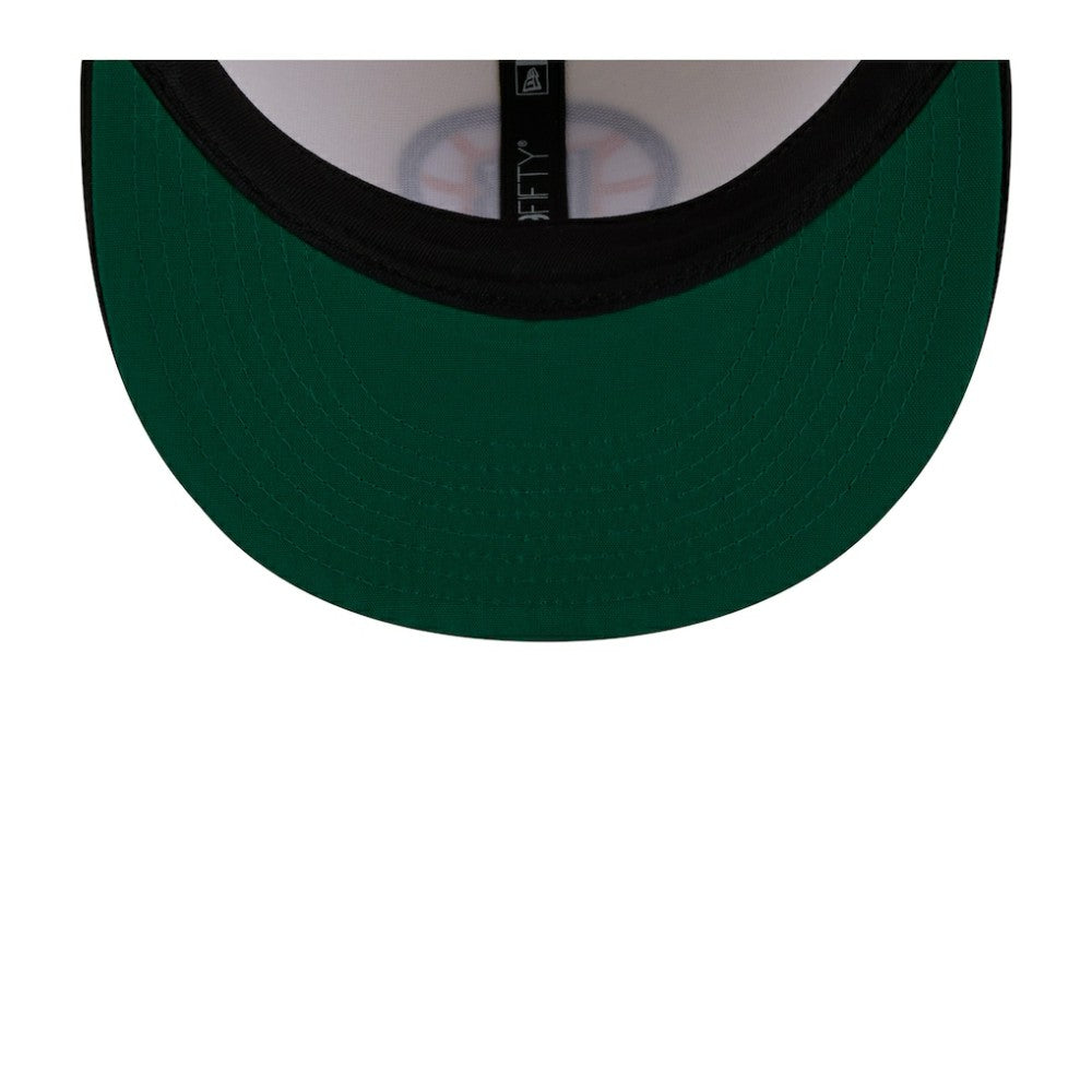 Boston Bruins New Era Injection Localized Two-Tone 9FIFTY Snapback Hat White/Black