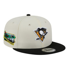Pittsburgh Penguins New Era Injection Localized Two-Tone 9FIFTY Snapback Hat White/Black