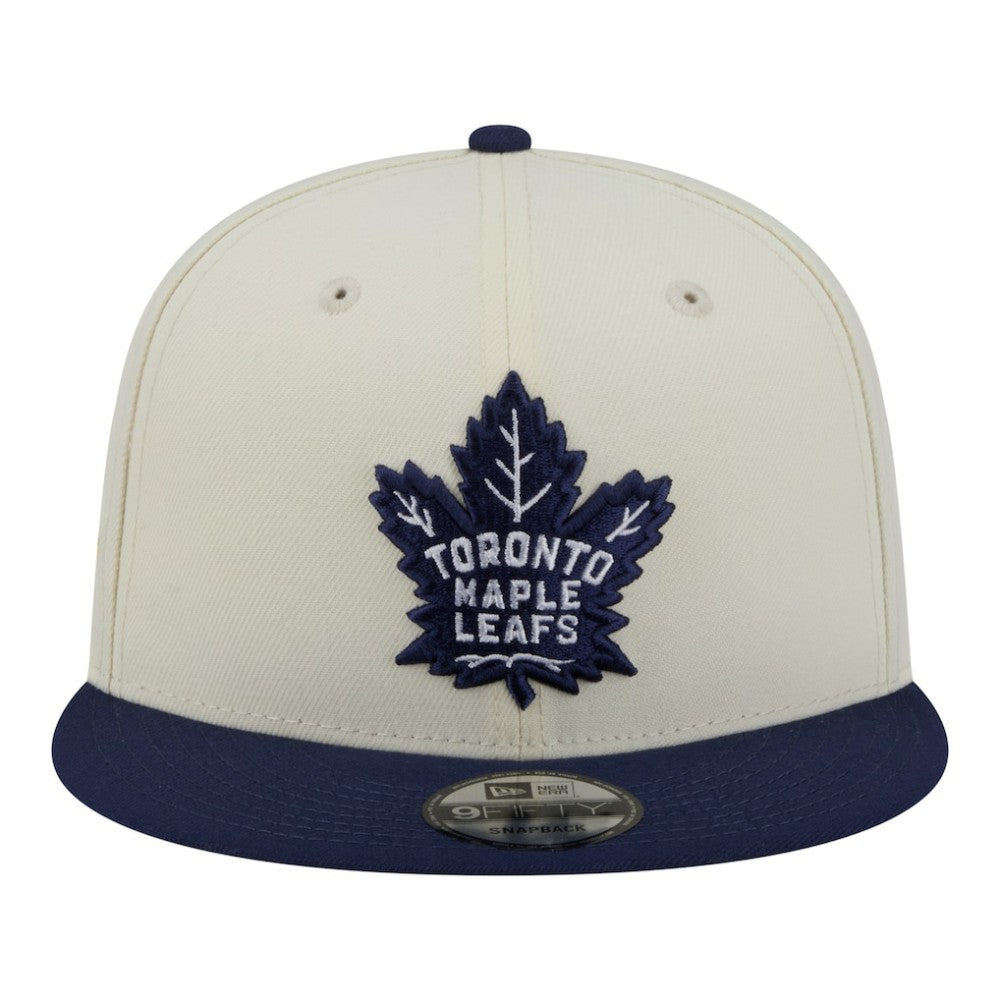 Toronto Maple Leafs New Era Injection Localized Two-Tone 9FIFTY Snapback Hat White/Navy