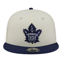 Toronto Maple Leafs New Era Injection Localized Two-Tone 9FIFTY Snapback Hat White/Navy