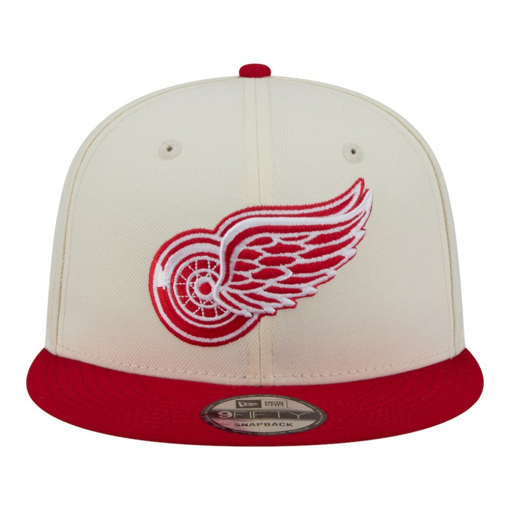 Detroit Red Wings New Era Injection Localized Two-Tone 9FIFTY Snapback Hat White/Red