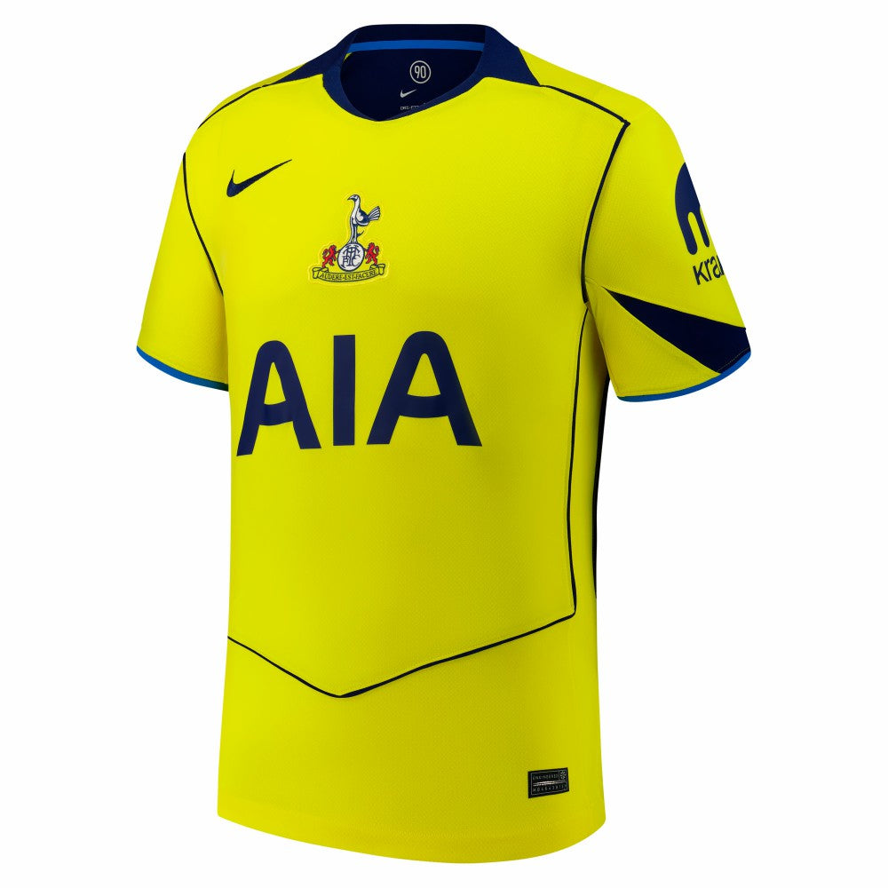 Tottenham Hotspur 2025/26 Third Replica Jersey - Yellow | Nike outlet