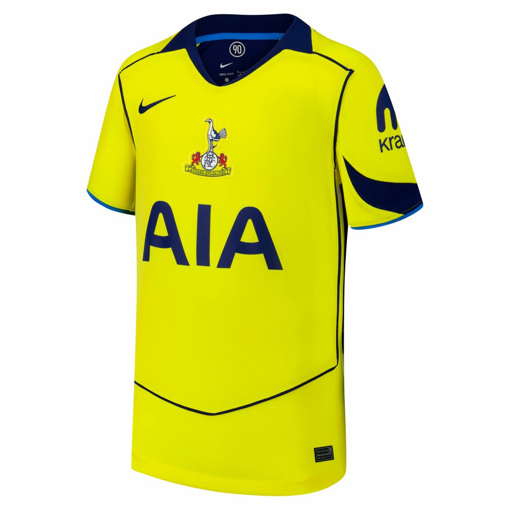 Tottenham Hotspur Youth 2025/26 Third Replica Jersey - Yellow | Nike cheap