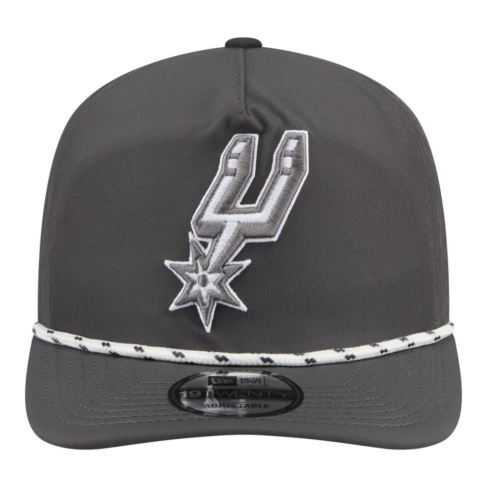 San Antonio Spurs Tonal Rope 19TWENTY Adjustable Hat - Graphite | New Era for sale