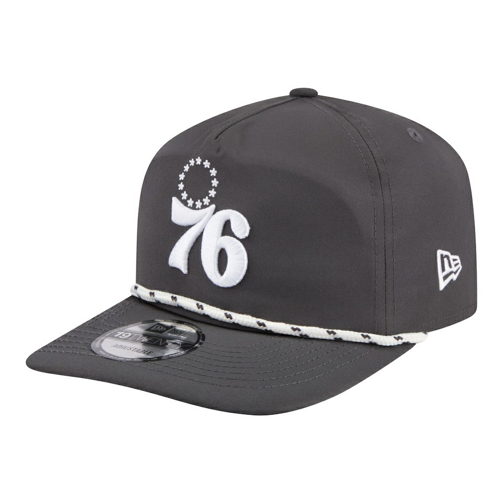 Philadelphia 76ers Tonal Rope 19TWENTY Adjustable Hat - Graphite | New Era discount