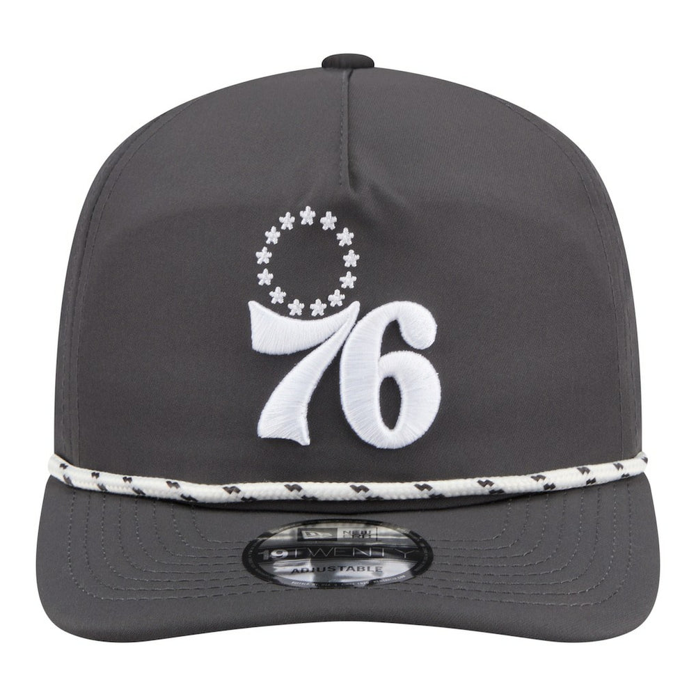 Philadelphia 76ers Tonal Rope 19TWENTY Adjustable Hat - Graphite | New Era discount